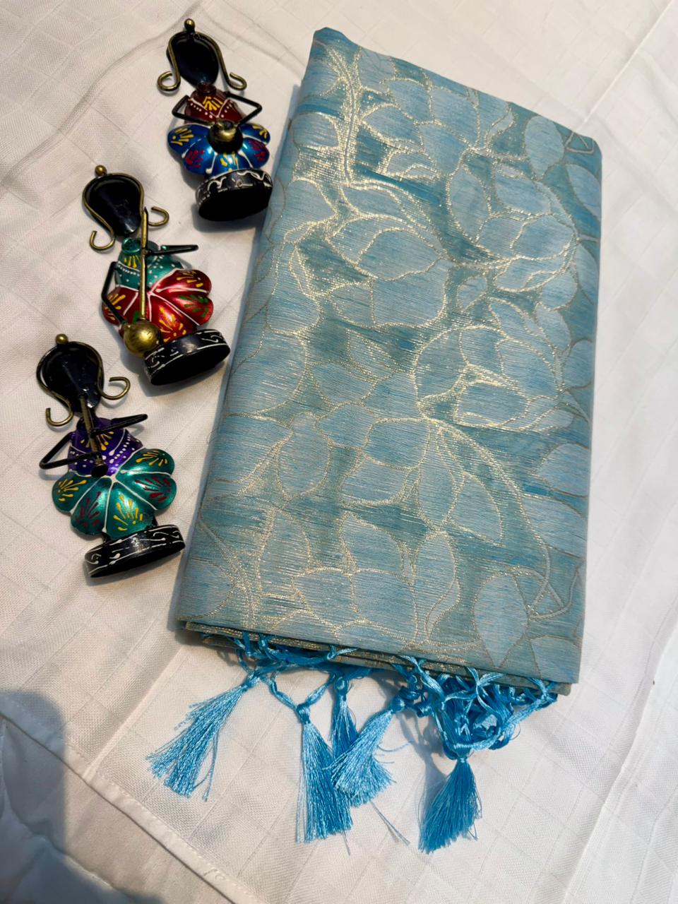 Tissue Cotton Sarees