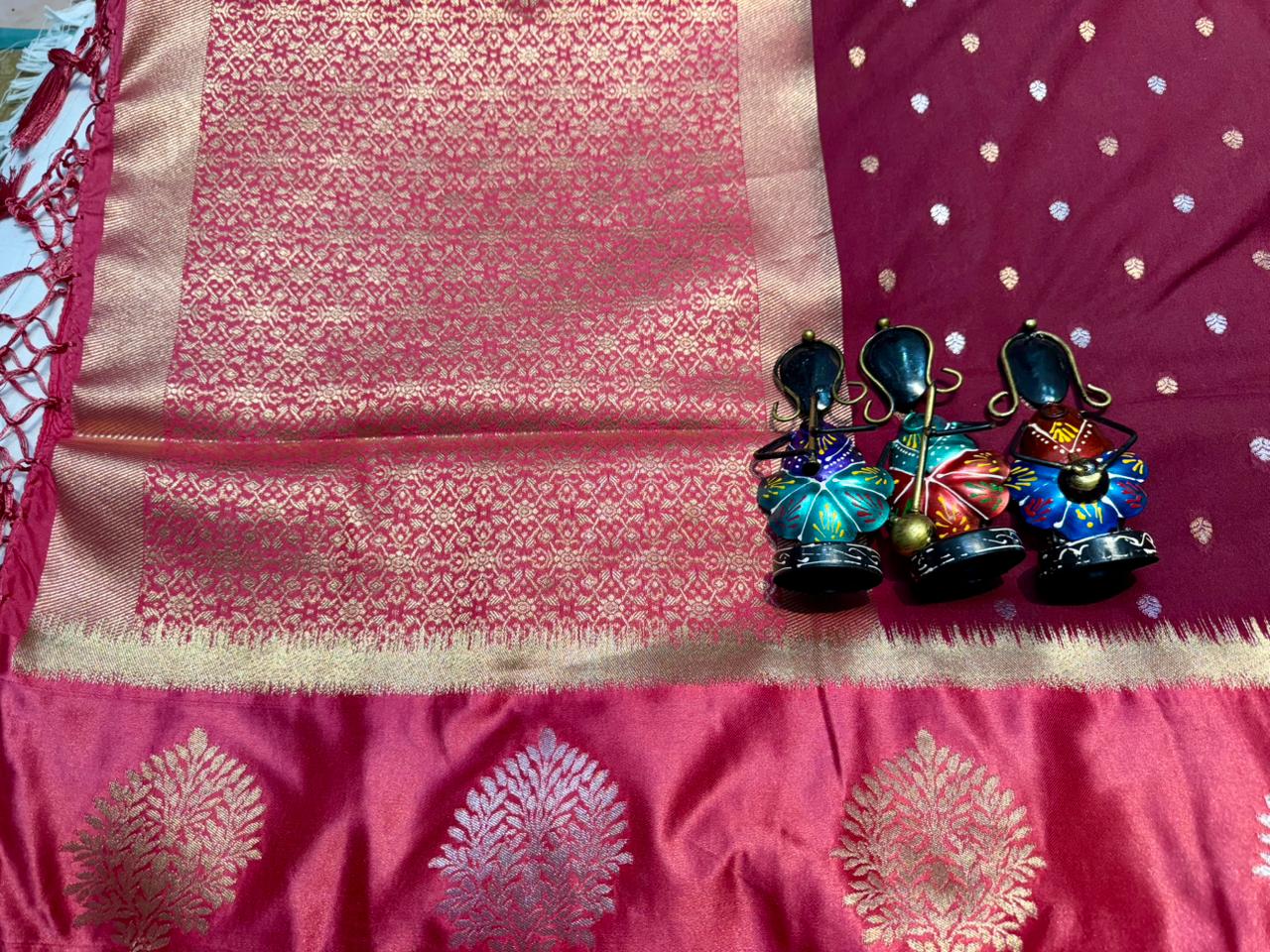 Georgette Sarees with Satin Border