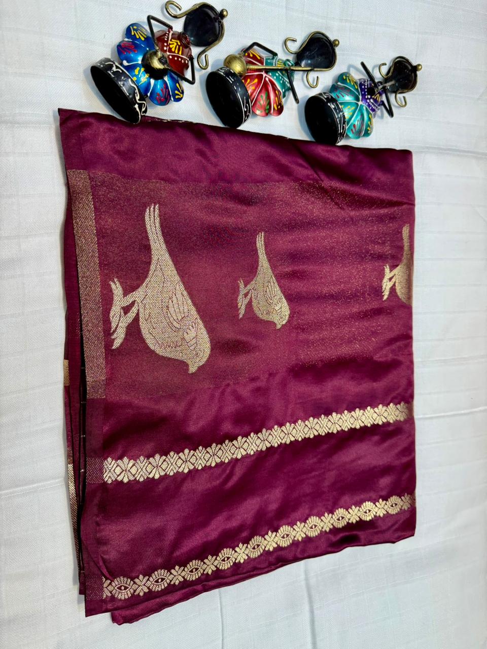 Monga silk saree.