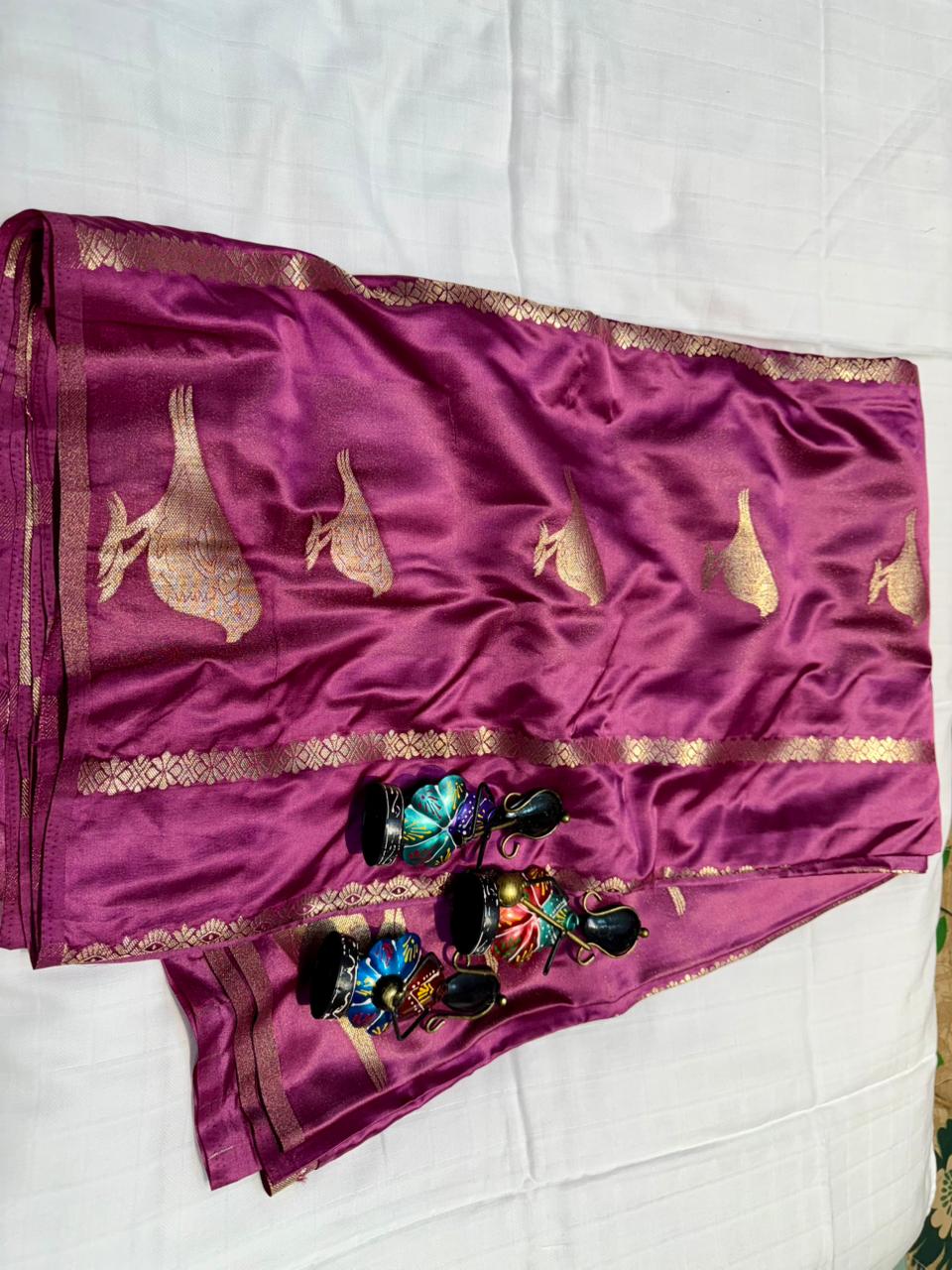Monga silk saree.