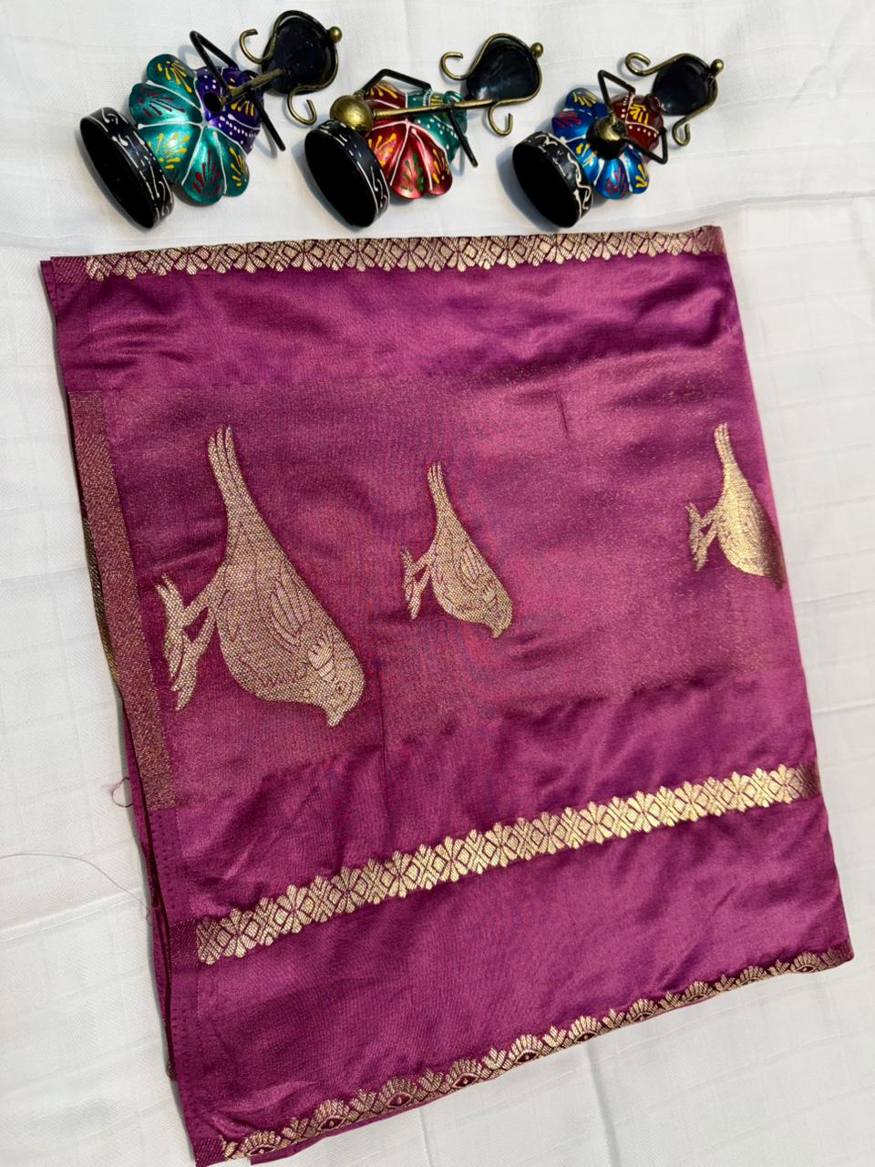 Monga silk saree.