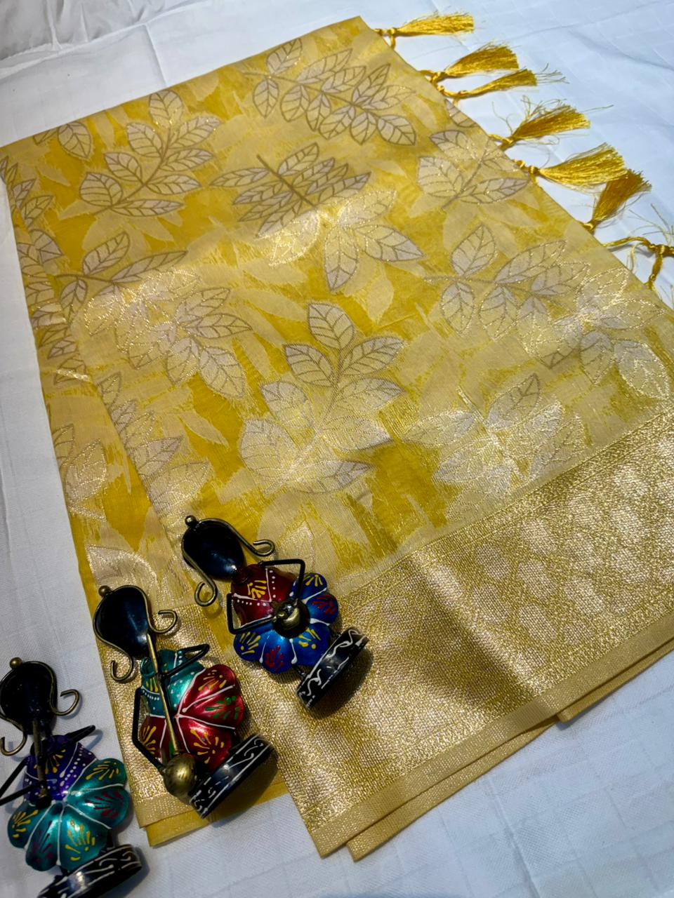 Tissue Cotton Sarees