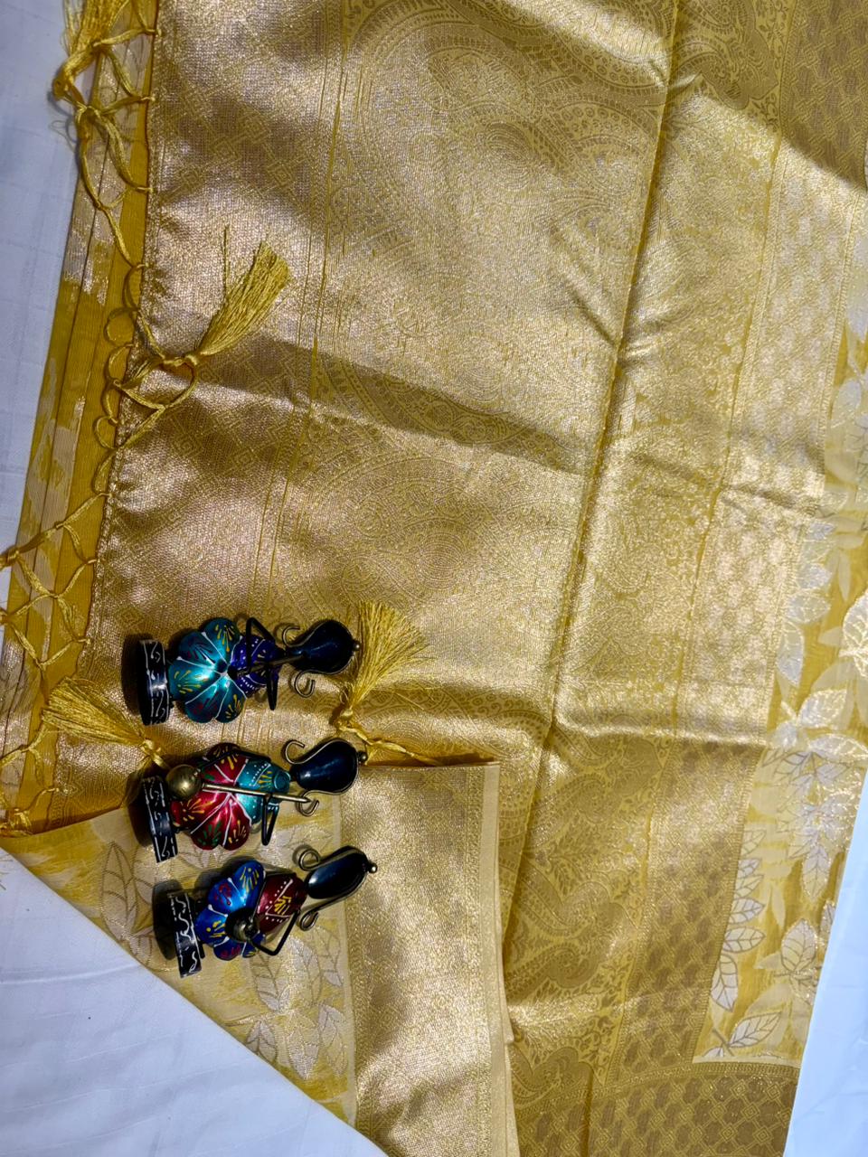 Tissue Cotton Sarees