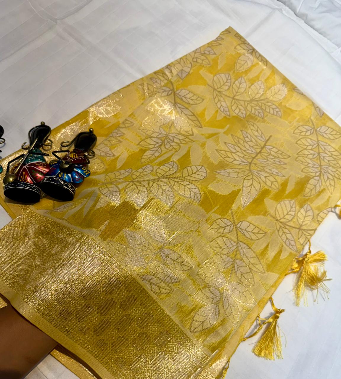 Tissue Cotton Sarees