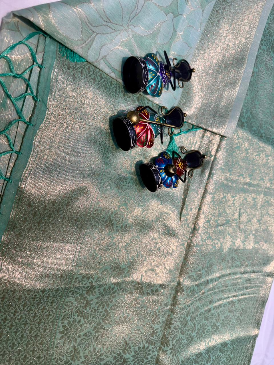 Tissue Cotton Sarees