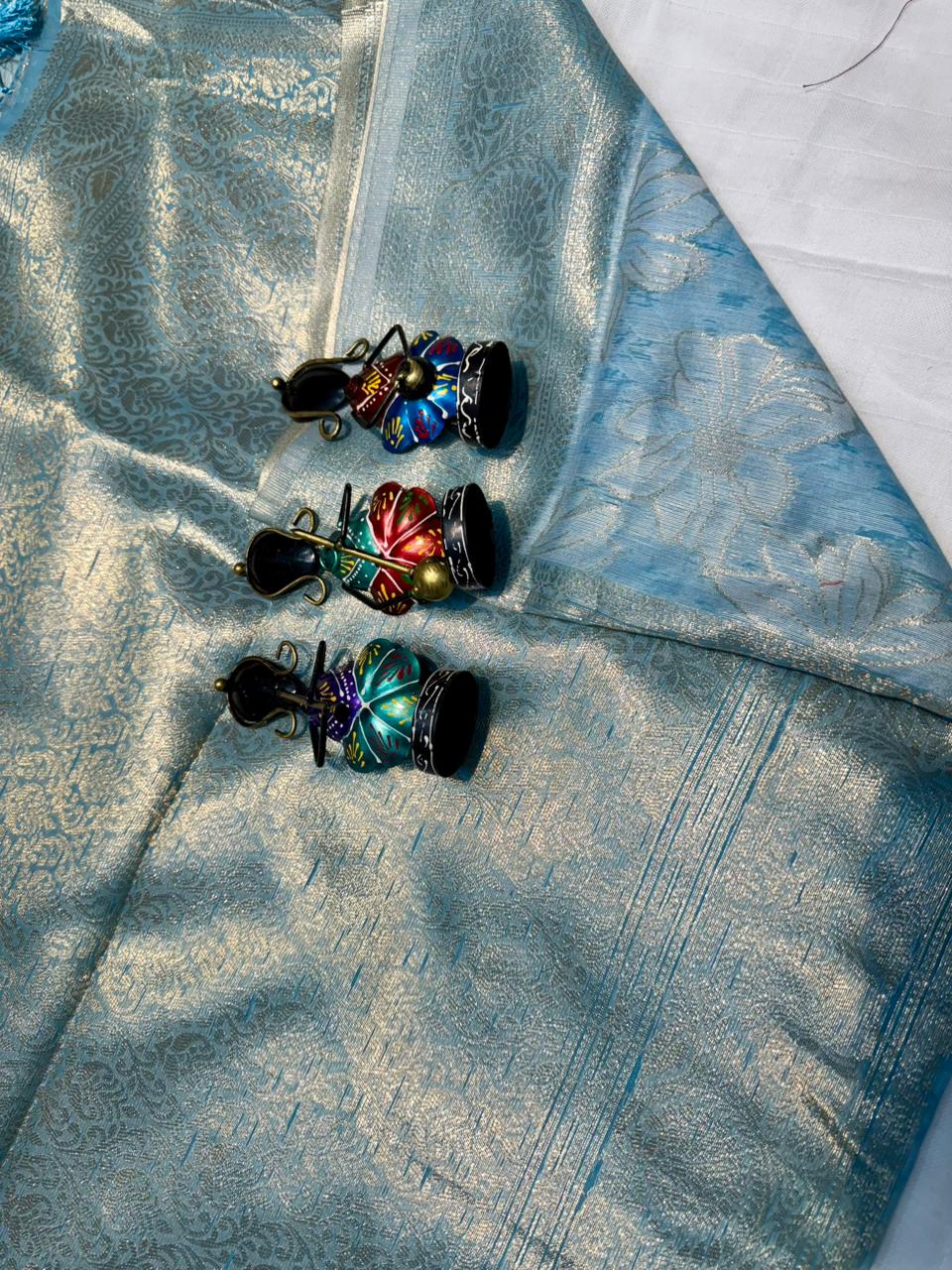 Tissue Cotton Sarees