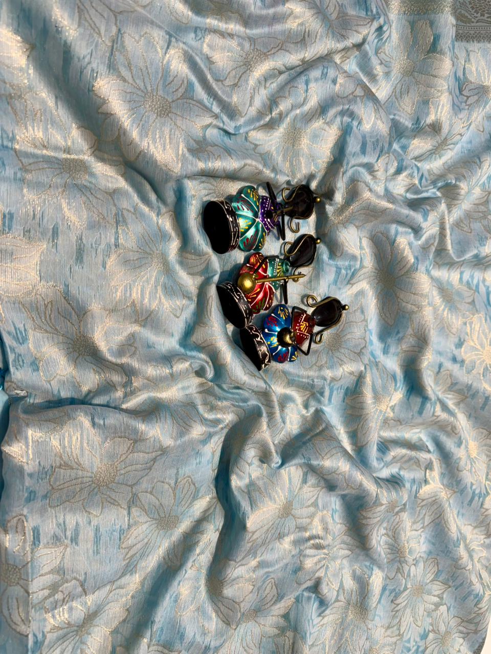 Tissue Cotton Sarees