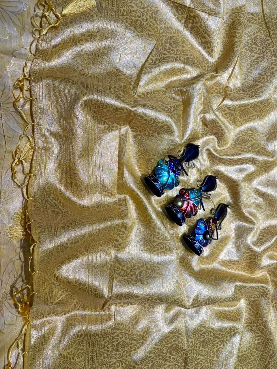 Tissue Cotton Sarees