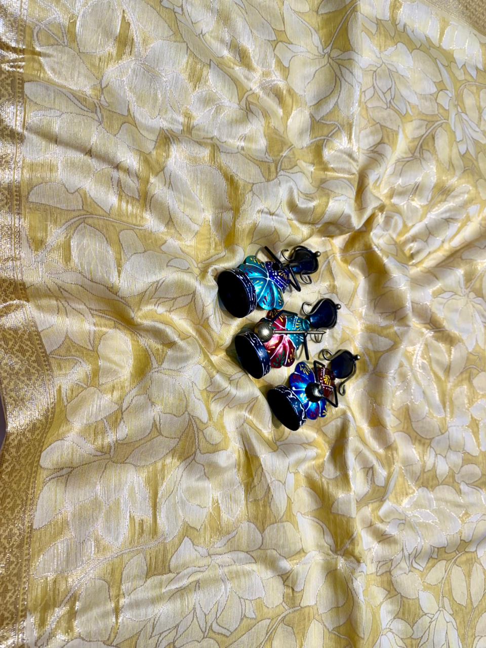 Tissue Cotton Sarees